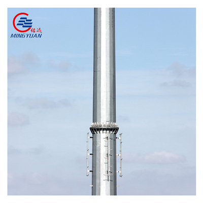 เสายูทิลิตี้เหล็กชุบสังกะสีแบบจุ่มร้อน 220kV สำหรับท่อส่งแสง
