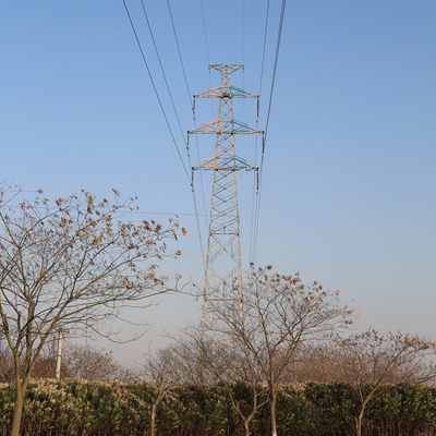 ANSI Electric Transmission Tower มุมไฟฟ้าแรงสูงกำลังแรงสูง Q235b