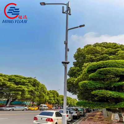 Q345 Q355 เสาไฟสังกะสีเสาสูง 35 ม. 45 ม. กลางแจ้งสำหรับสนามฟุตบอล