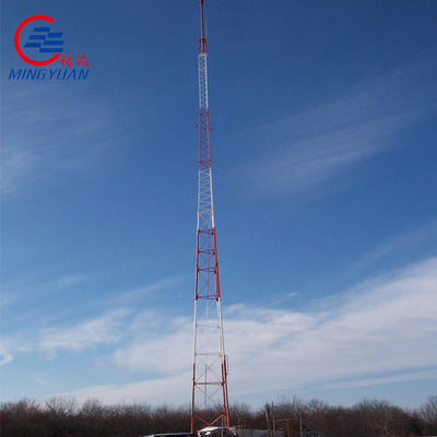 Double Circuit HDG Mast Utility Transmission Line เสาเหล็กแปดเหลี่ยมเหลี่ยมเรียว
