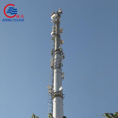120 ฟุต หนัก โมโนโปลี หอคอยโทรคมนาคม โทรศัพท์มือถือ Wifi แอนเทนน่า Mast