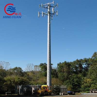120 ฟุต หนัก โมโนโปลี หอคอยโทรคมนาคม โทรศัพท์มือถือ Wifi แอนเทนน่า Mast