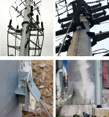 สายวงจรสองสายความดันสูง 66 Kv โวลเตชั่น